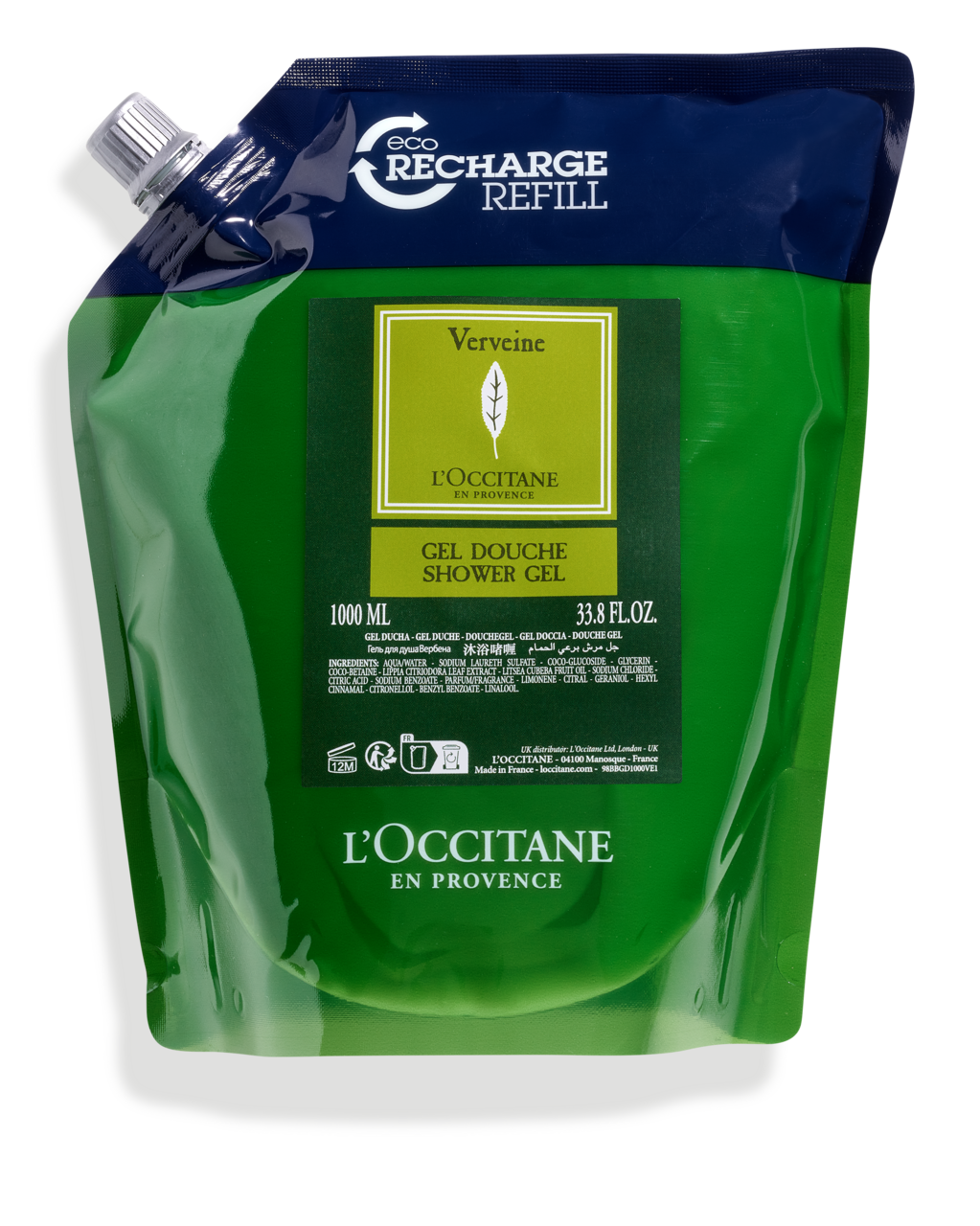 SHOWER GEL VERBENA 1000ML