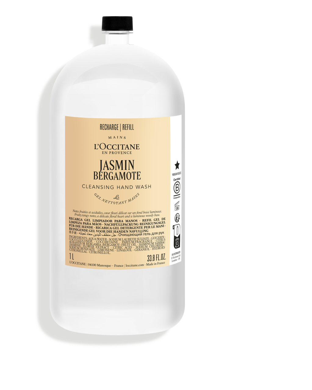 JASM & BERGA CLEANSING HAND WASH 1000ML