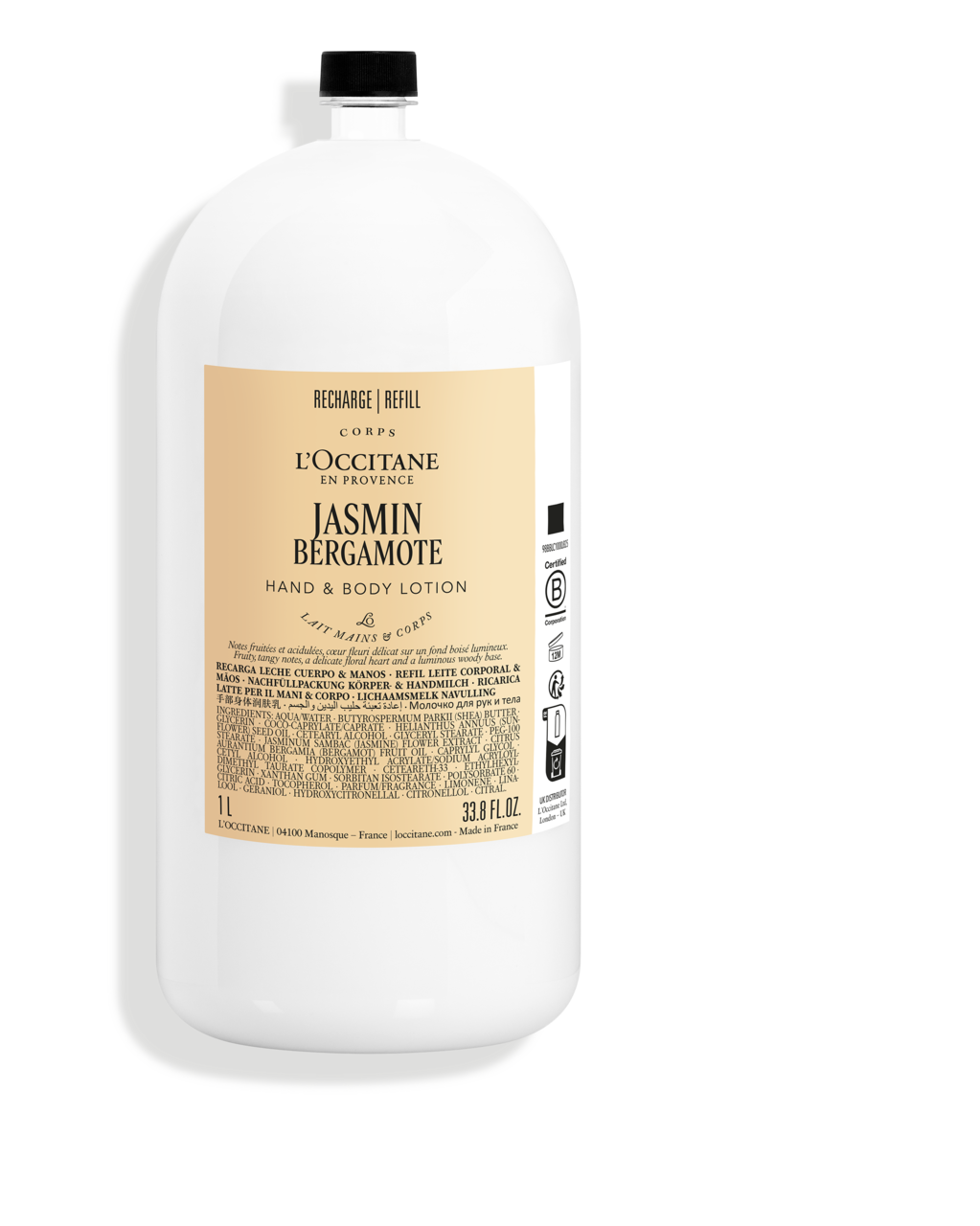 JASM & BERGA HAND & BODY LOTION 1000ML