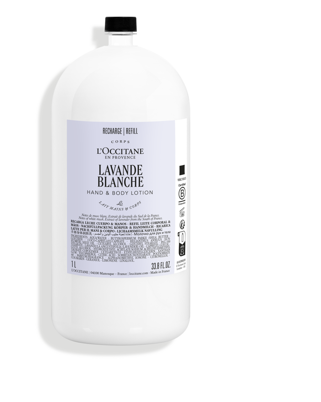 WHITE LAVENDER HAND & BODY LOTION 1L