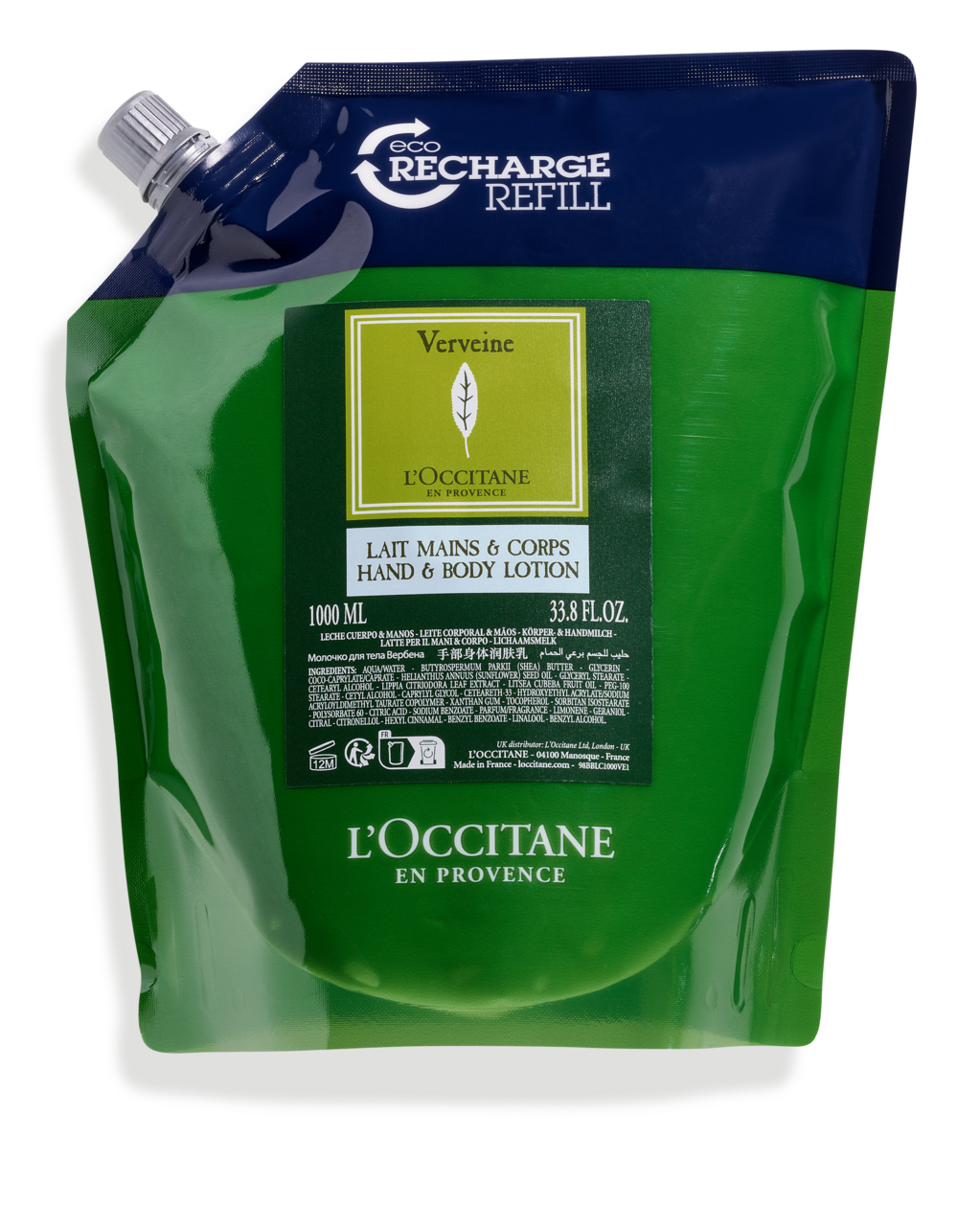 Hand and Body Lotion Verbena 1L 